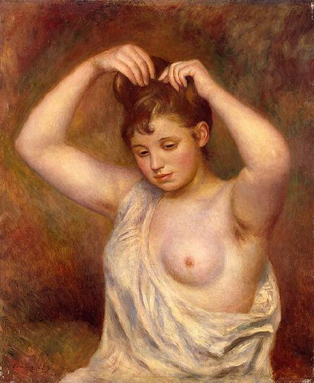 Pierre Auguste Renoir Woman Arranging her Hair